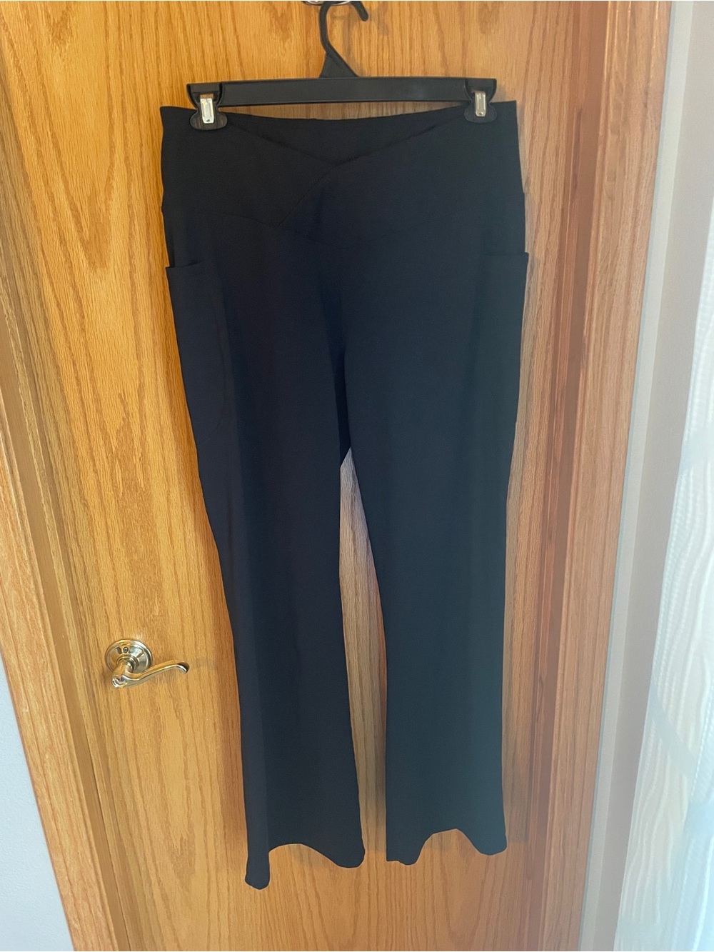Baleaf V-waist Yoga Pants, Flare Leg, Black 2XL